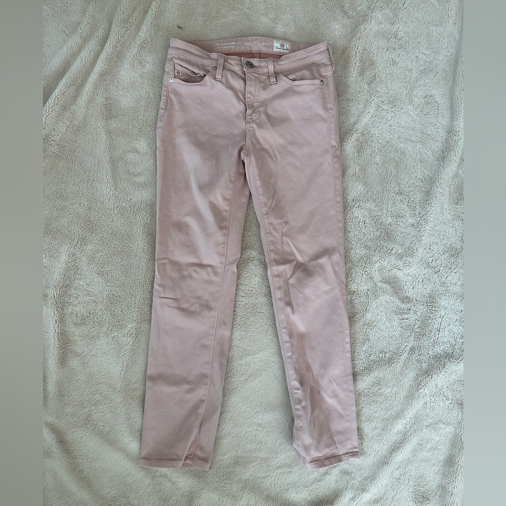 AG Adriano Goldschmied The Prima Mid Rise Cigarette Crop Skinny Jeans